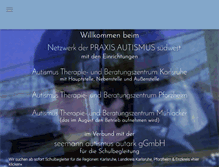 Tablet Screenshot of praxis-autismus.de